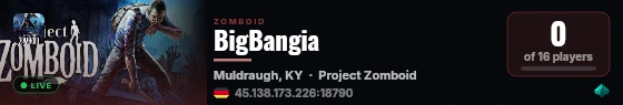 BigBangia live status badge