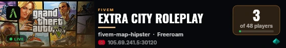 EXTRA CITY ROLEPLAY live status badge