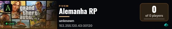 Alemanha RP live status badge