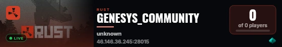 GENESYS_COMMUNITY live status badge