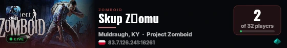 Skup Z�omu live status badge