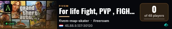 For life Fight, PVP , FIGHT , CFW ,  RANK , 1v1 , 2v2 , 3v3 , 4v4 , 5v5 live status badge