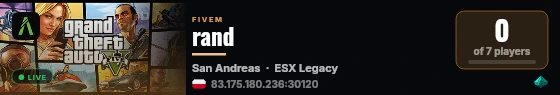 rand live status badge