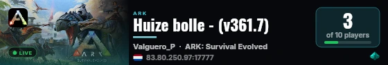 Huize bolle - (v361.7) live status badge