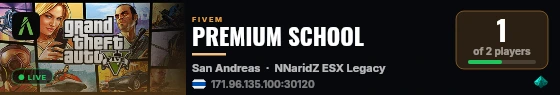 PREMIUM SCHOOL  live status badge