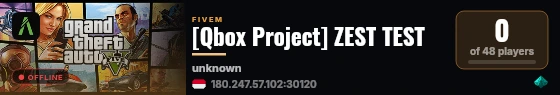 [Qbox Project] ZEST TEST live status badge