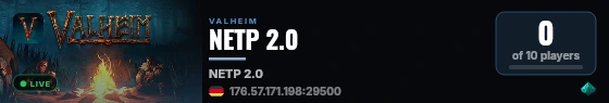 NETP 2.0 live status badge