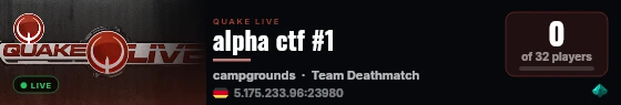alpha ctf #1 live status badge