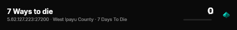 7 Ways to die live status badge