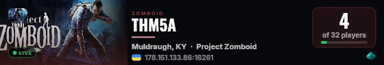 THM5A live status badge