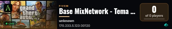 Base MixNetwork - Tema São Paulo live status badge