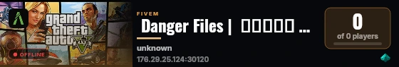  Danger Files |  ملفات دينجر live status badge
