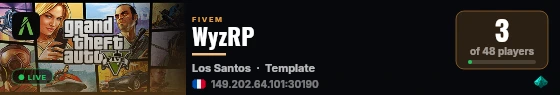WyzRP live status badge