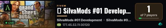 💥 SilvaMods #01 Development live status badge