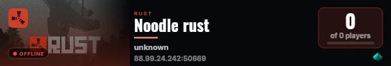 Noodle rust live status badge