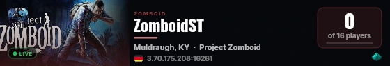 ZomboidST live status badge