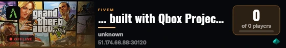 ... built with Qbox Project by The Community! live status badge