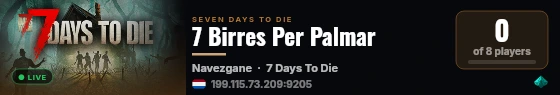 7 Birres Per Palmar live status badge