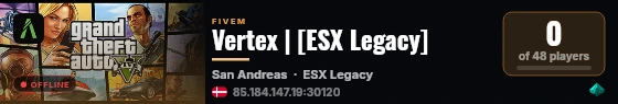 Vertex | [ESX Legacy] live status badge