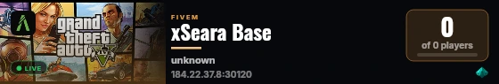 xSeara Base live status badge