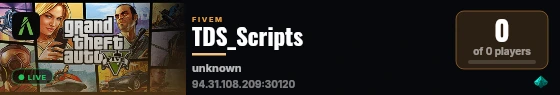TDS_Scripts live status badge