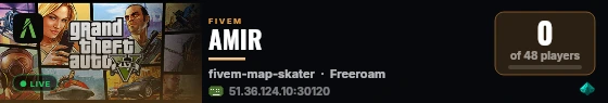 AMIR live status badge