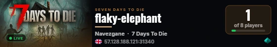 flaky-elephant live status badge