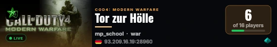 Tor zur Hölle live status badge