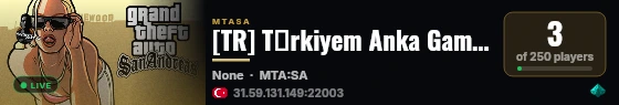 [TR] T�rkiyem Anka Gaming [DC adres: eklenecek] Askeri Polisiye Roleplay live status badge