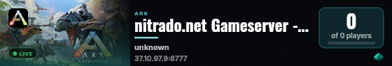 nitrado.net Gameserver - (v361.7) live status badge