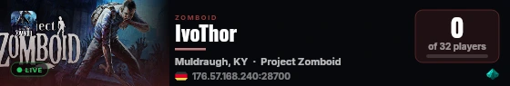 IvoThor live status badge