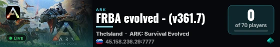 FRBA evolved - (v361.7) live status badge