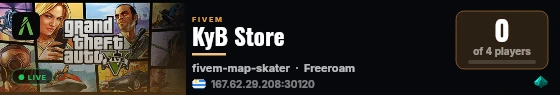 KyB Store live status badge