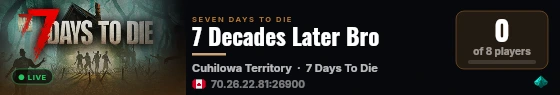 7 Decades Later Bro live status badge