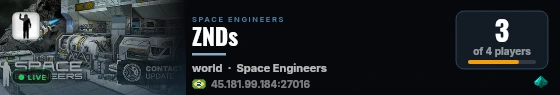 ZNDs live status badge