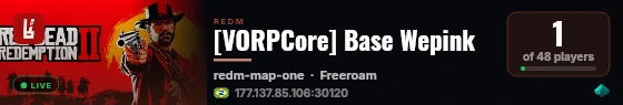 [VORPCore] Base Wepink live status badge