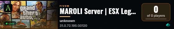 MAROLI Server | ESX Legacy live status badge