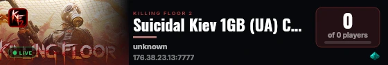 Suicidal Kiev 1GB (UA) Custom Maps! live status badge