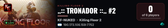 ..:: TRONADOR ::.. #2 live status badge