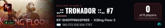 ..:: TRONADOR ::.. #7 live status badge