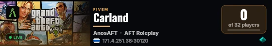 Carland live status badge