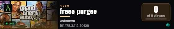freee purgee live status badge