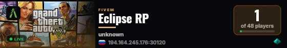 Eclipse RP live status badge