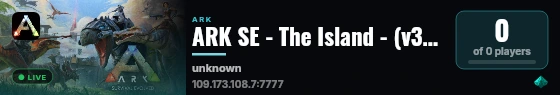 ARK SE - The Island - (v361.7) live status badge