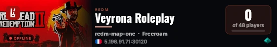 Veyrona Roleplay live status badge