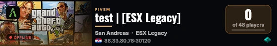 test | [ESX Legacy] live status badge