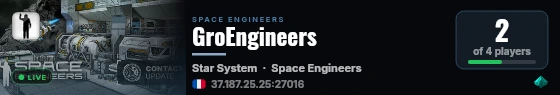GroEngineers live status badge