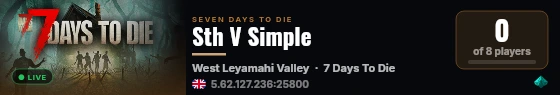 Sth V Simple live status badge