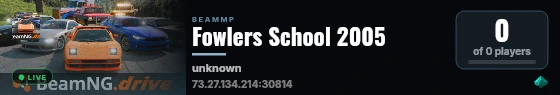 Fowlers School 2005 live status badge