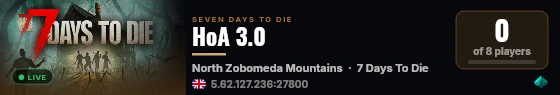 HoA 3.0 live status badge